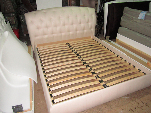 Ліжко МВС Романья 160х200 (Antares Light Beige)