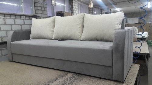 Folding sofa MBC Sirius with armrests (gin 11+ Madonna pln.vayt)