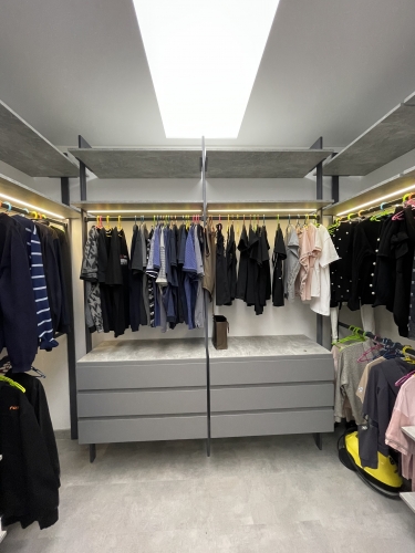 Dressing room "Steel system_1"
