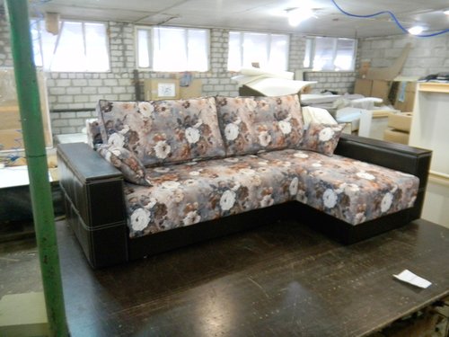 Folding sofa MBC Gulliver evroknizhka (Vera Beige / Gerra Dark Brown)