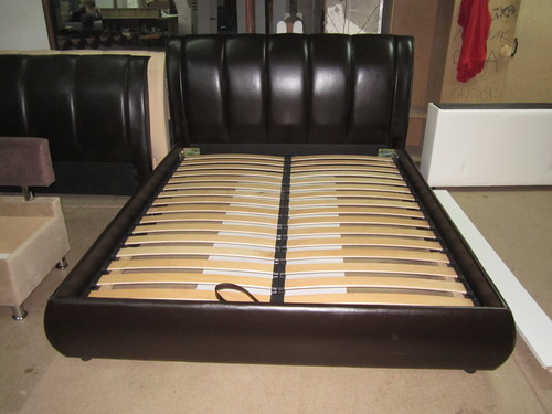 Bed MFR Lucia 160x200 with a lifting mechanism (Gerra Dark Brown)