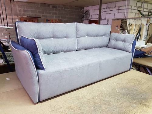 Folding sofa MVS three leaders evroknizhka (Rosto / Itaka White)