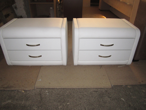 Bedside table MFR Lucia chipboard white box 2 (Madrit 0920)
