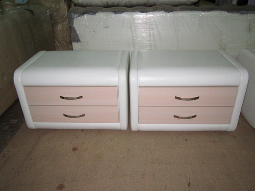 Bedside table MFR Lucia chipboard oak milk box 2 (Gerra White)