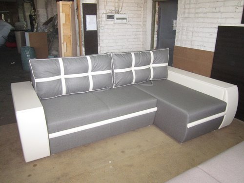 Folding sofa MFR Mustang evroknizhka with cushions of Gulliver (Deco 12585 / Boom 03)