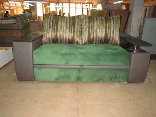 Folding sofa MFR Mustang Two of evroknizhka and dolphin (Pony 171 / Kansas 007 / Roman Sage)