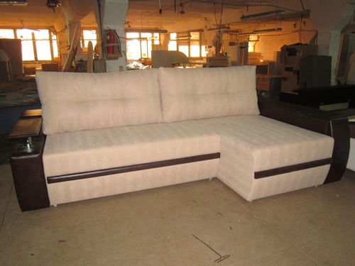 Folding sofa MBC Mustang Mini evroknizhka (Snake 2223 / Titanium Dark Brown)