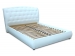 Double bed with upholstered headboard Romagna 160x200 cm MVS