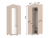Corner wardrobe one door SHU-1 MVS