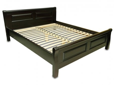 Double wooden bed Laura 160x200 cm (3 color) MVS