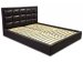 Double bed with upholstered headboard Itaka 160x200 cm MVS