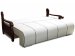 Convertible sofa Cornet with wooden armrests easy-bed MVS