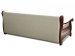 Convertible sofa Cornet with wooden armrests easy-bed MVS