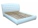 Double bed with upholstered headboard Romagna 160x200 cm MVS