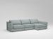 Convertible corner sofa Milano LA FAMILIA