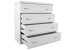 Chest of drawers MVS Laura white