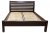 Double wooden bed Fiesta 160x200 cm (5 color) MVS