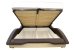 Double bed with upholstered headboard Wave MVS