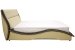 Double bed with upholstered headboard Wave MVS