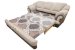 Convertible sofa Aurica withdrawable MVS