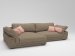 Convertible corner sofa  Mozart LA FAMILIA