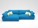 Convertible corner sofa  Mozart LA FAMILIA