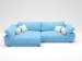 Convertible corner sofa  Mozart LA FAMILIA