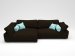 Convertible corner sofa  Mozart LA FAMILIA