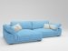 Convertible corner sofa  Mozart LA FAMILIA