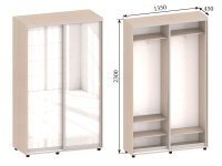 A two-door wardrobe №2 MVS