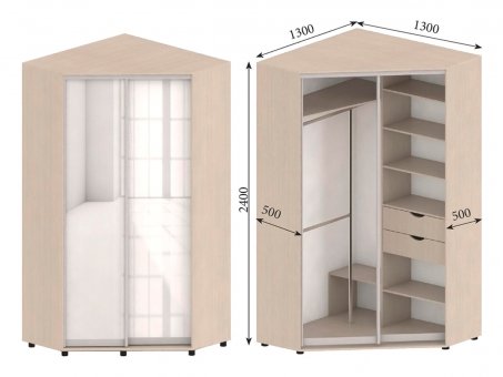 Wardrobe corner SHU-13 MVS