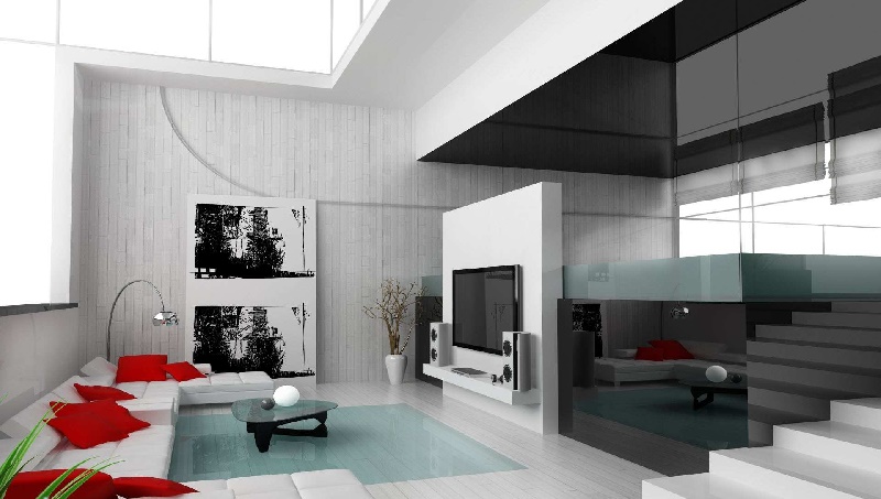 furniture in the living room