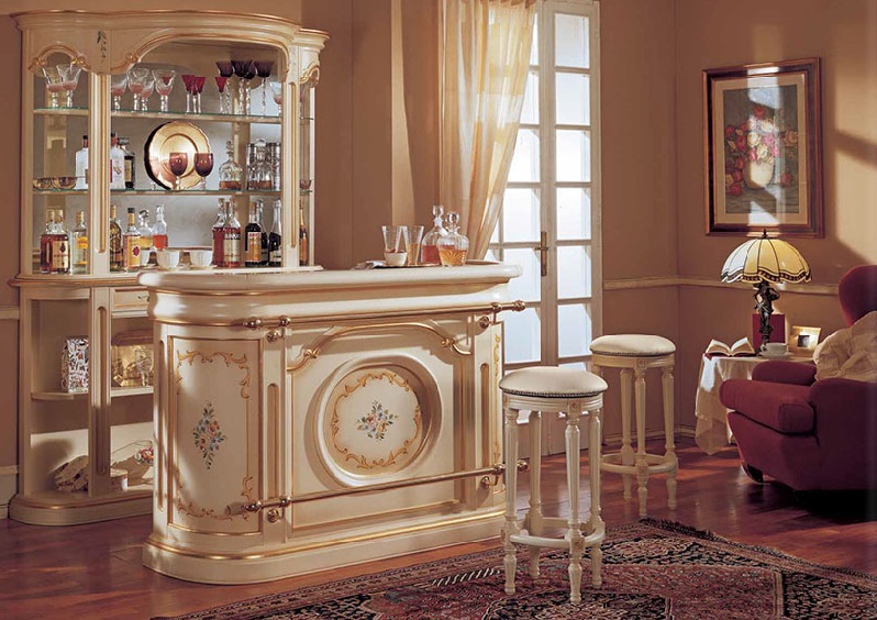  to buy furniture for the home bar 